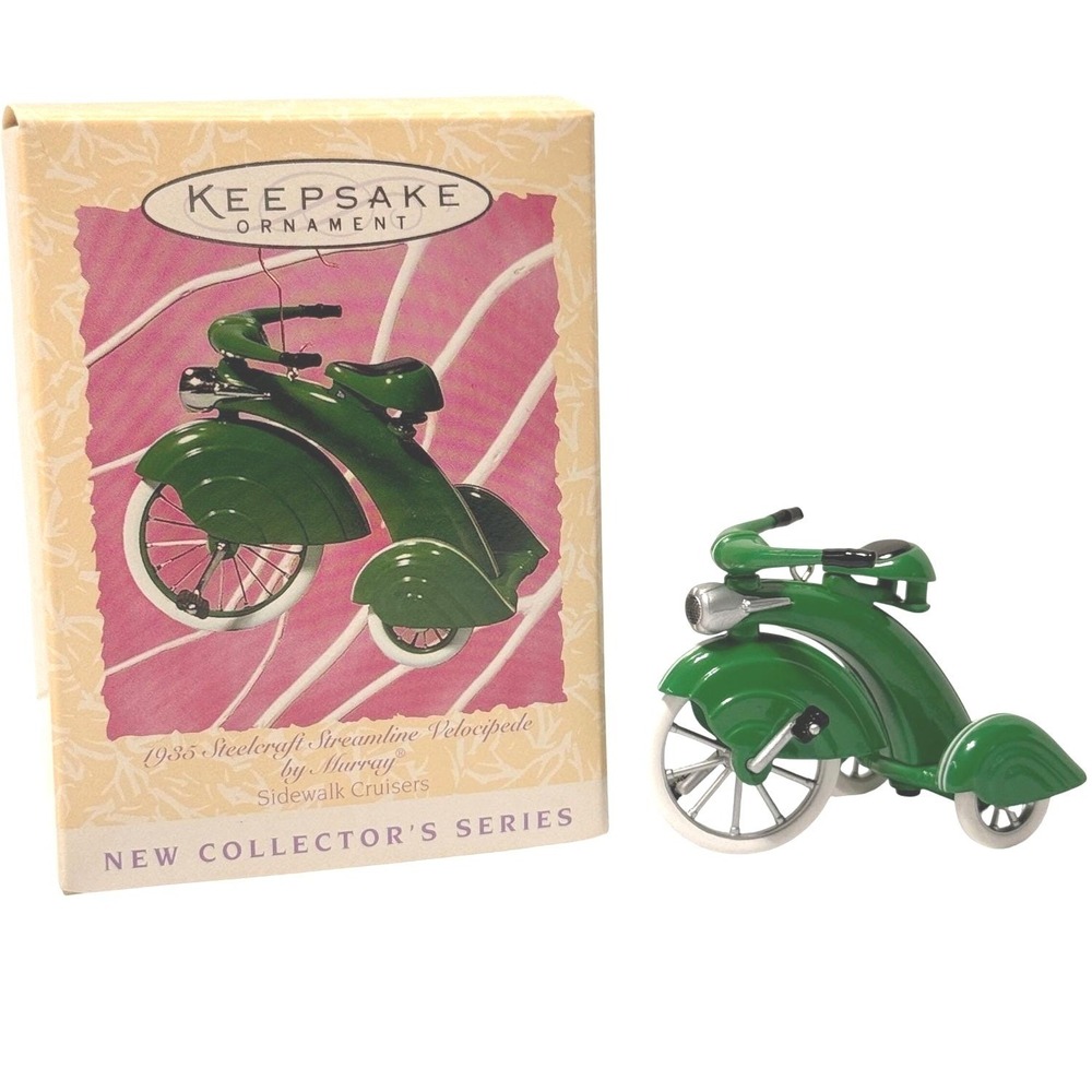 Hallmark Keepsake 1997 Sidewalk Cruisers 1935 Steelcraft Streamline Velocipede